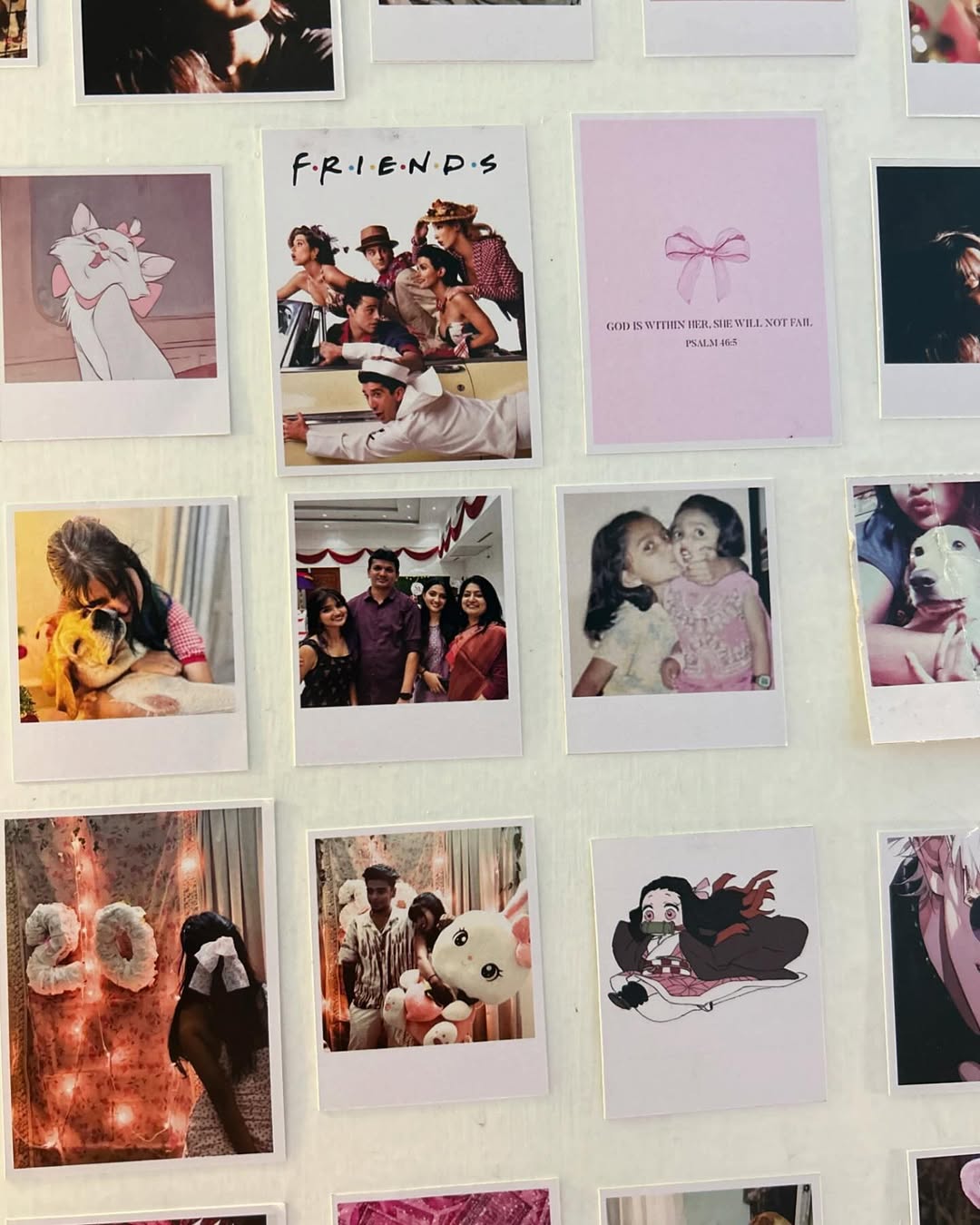 Customer polaroids